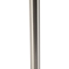 Moderne tafellamp staal met taupe kap 35 cm - simplo