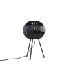 Moderne tafellamp tripod zwart - zoë