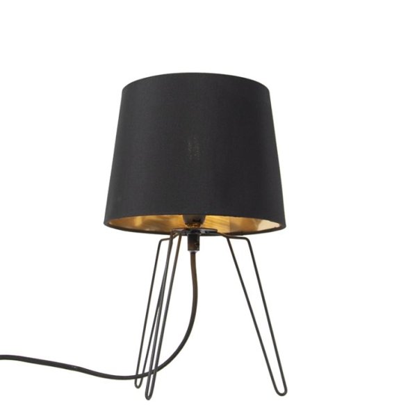 Moderne tafellamp zwart - lofty