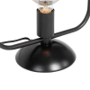 Moderne tafellamp zwart met glas - roslini