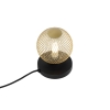 Moderne tafellamp zwart met goud - athens wire