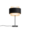 Moderne tafellamp zwart met goud - elif