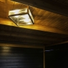 Moderne vierkante buiten plafondlamp staal 2-lichts - rotterdam