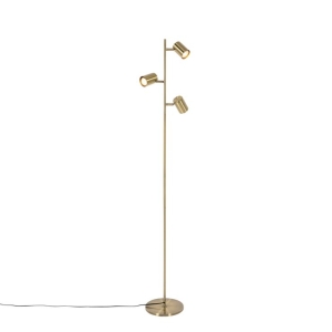 Moderne vloerlamp brons 3-lichts - Jeana