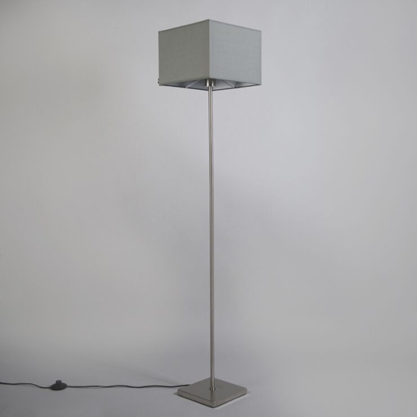 Moderne vloerlamp grijs - vt 1