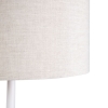 Moderne vloerlamp wit met peperkleurige kap 50 cm - simplo
