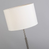 Moderne vloerlamp wit rond - VT 1