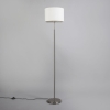 Moderne vloerlamp wit rond - VT 1