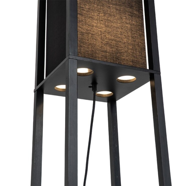 Moderne vloerlamp zwart - stojan