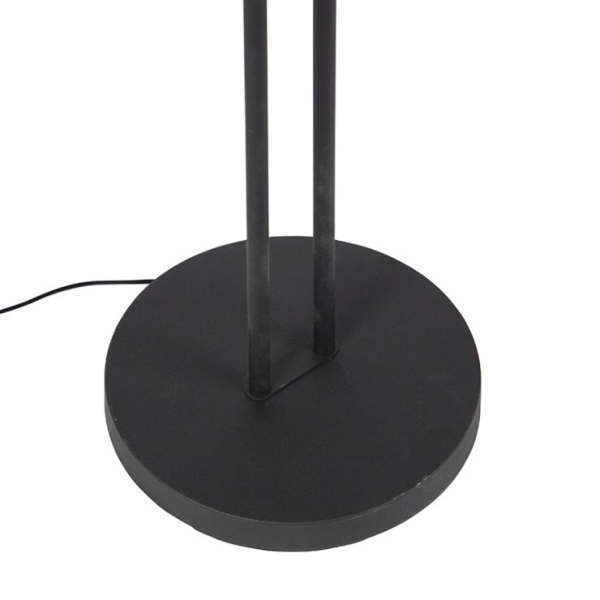 Moderne vloerlamp zwart incl. Led - lexus