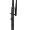 Moderne vloerlamp zwart incl. Led dimbaar met leesarm - strela