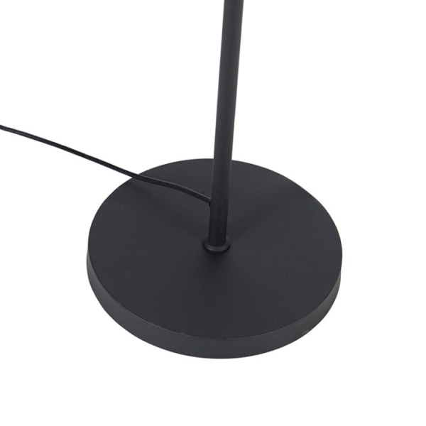 Moderne vloerlamp zwart incl. Led met leesarm - chala