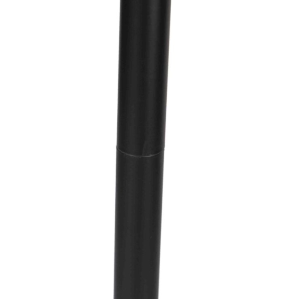 Moderne vloerlamp zwart incl. Led met touch dimmer - berdien