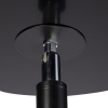 Moderne vloerlamp zwart incl. Led met touch dimmer - hanz