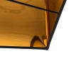 Moderne vloerlamp zwart met goud vierkant - vt 1