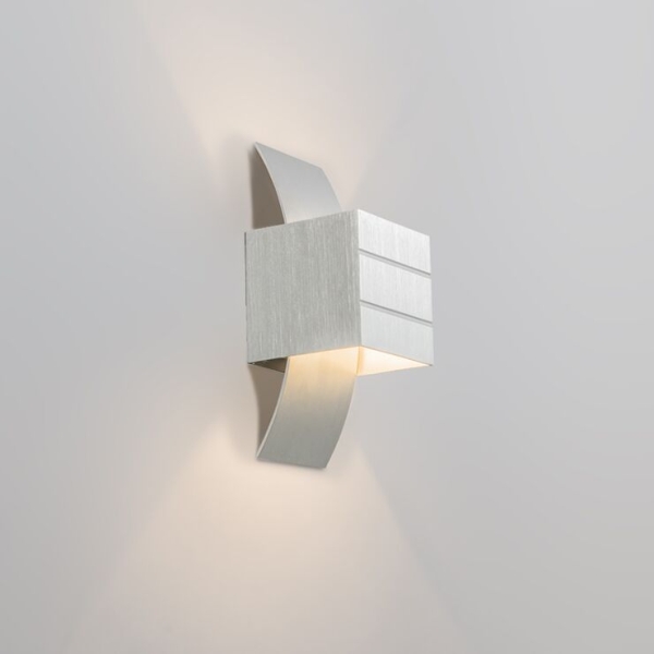 Moderne wandlamp aluminium - amy