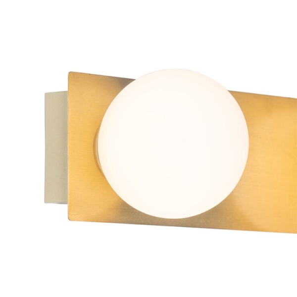 Moderne wandlamp goud 48 cm ip44 3-lichts - cederic