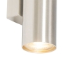 Moderne wandlamp staal 2-lichts - jeana