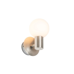 Moderne wandlamp staal IP44 - Cederic Up