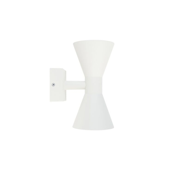 Moderne wandlamp wit 2-lichts - rolf