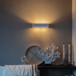 Moderne wandlamp wit 2-lichts - Tjada Novo