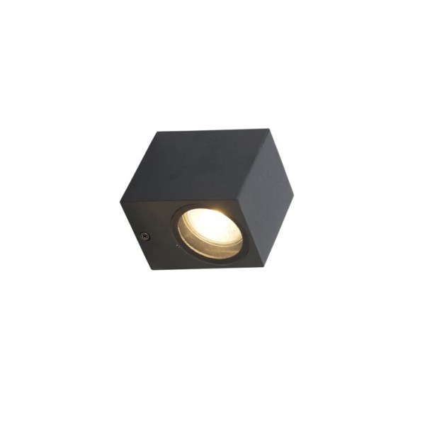 Moderne wandlamp zwart ip44 - baleno