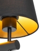 Moderne wandlamp zwart - pluk