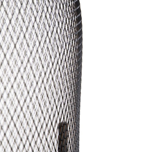 Moderne zwarte vloerlamp - bliss mesh