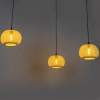 Oosterse buiten hanglamp bamboe 3-lichts ip44 - rafael