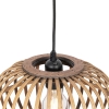 Oosterse hanglamp bamboe 3-lichts langwerpig - amira