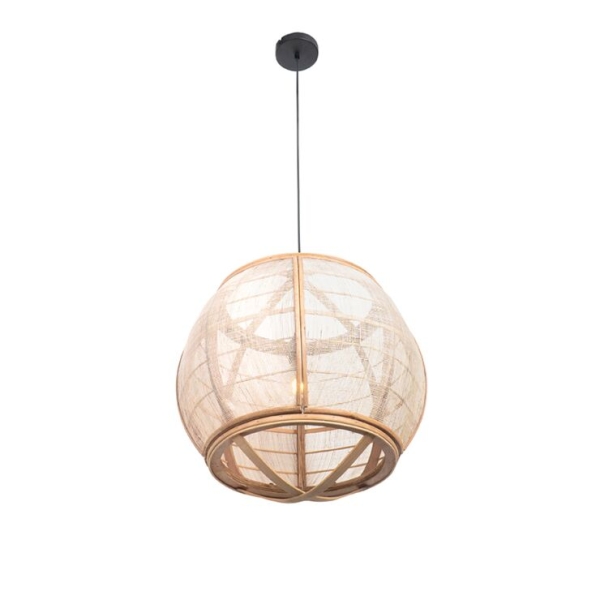 Oosterse hanglamp bruin 50 cm pascal 14