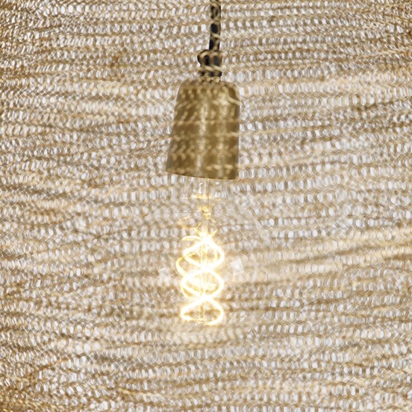 Oosterse hanglamp goud 45 cm - nidum l