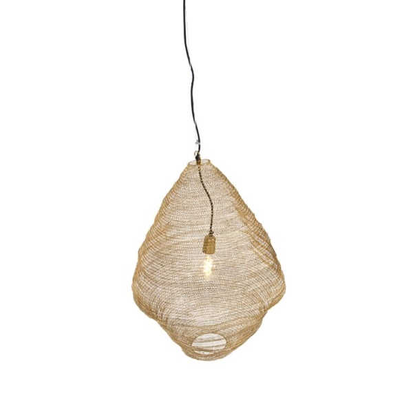 Oosterse hanglamp goud 60cm - nidum