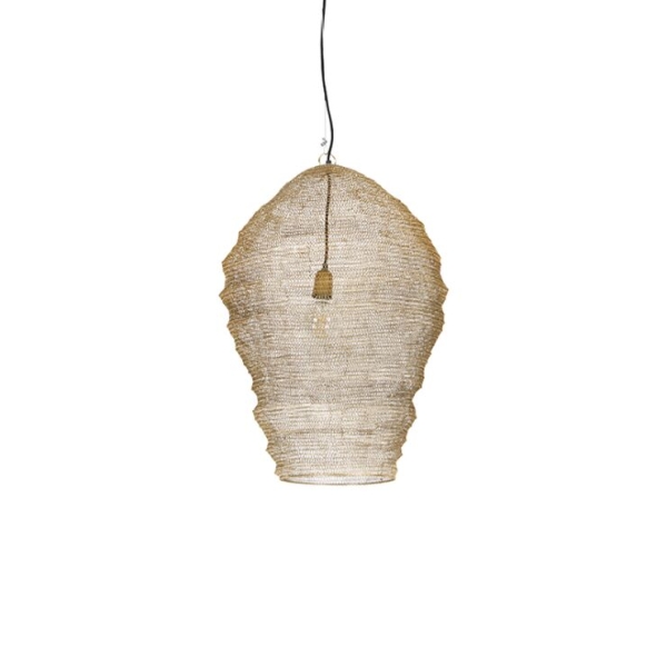 Oosterse hanglamp goud 70 cm nidum 14