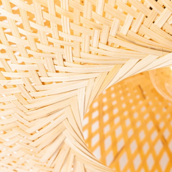 Oosterse plafondlamp bamboe 40 cm - ostrava