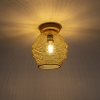 Oosterse plafondlamp goud - nidum bene