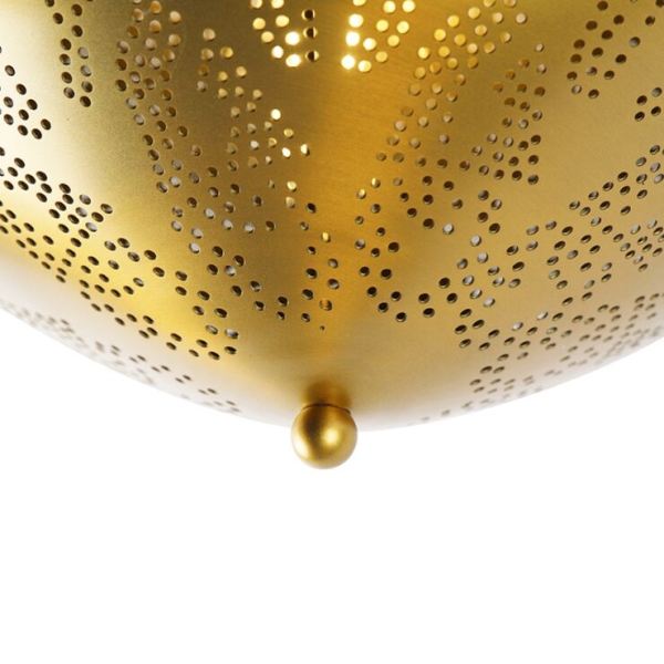 Oosterse plafondlamp goud - zayn