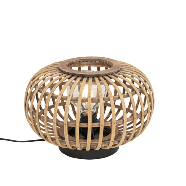 Oosterse tafellamp bamboe - amira