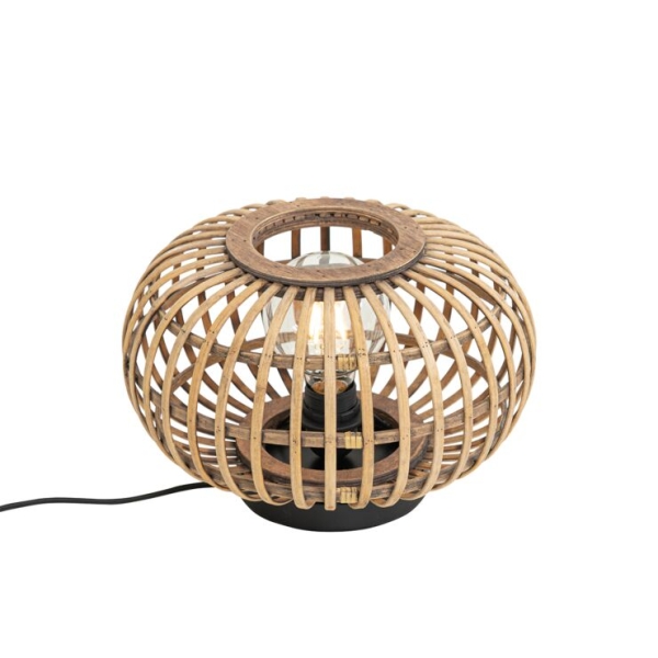 Oosterse tafellamp bamboe - amira