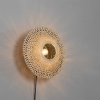 Oosterse wandlamp bamboe 35 cm met stekker - rina