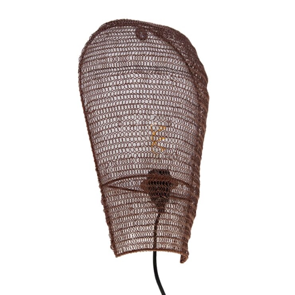 Oosterse wandlamp brons 45 cm nidum 14
