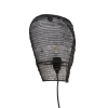 Oosterse wandlamp zwart 35 cm nidum 14