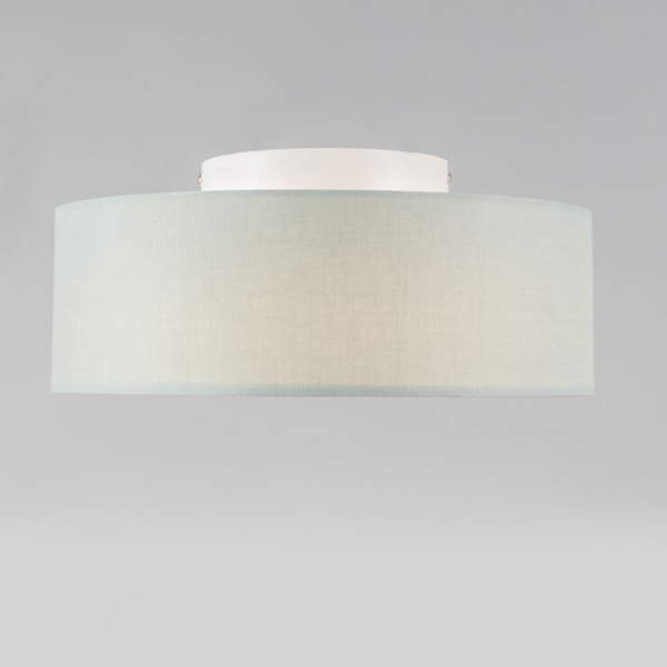 Plafondlamp groen 30 cm incl. Led - drum led
