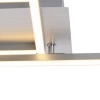 Plafondlamp langwerpig staal 3-staps dimbaar - plazas novo