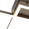 Plafondlamp langwerpig staal met afstandsbediening - plazas 2
