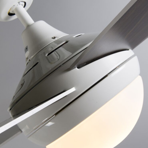 Plafondventilator wit met afstandsbediening - cool 52