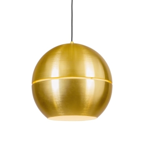 Retro hanglamp goud 40 cm - Slice