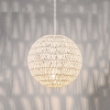 Retro hanglamp wit 40 cm - lina ball 40