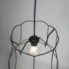 Retro hanglamp zwart 40 cm - granny frame