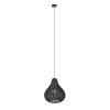 Retro hanglamp zwart 45 cm - lina drop